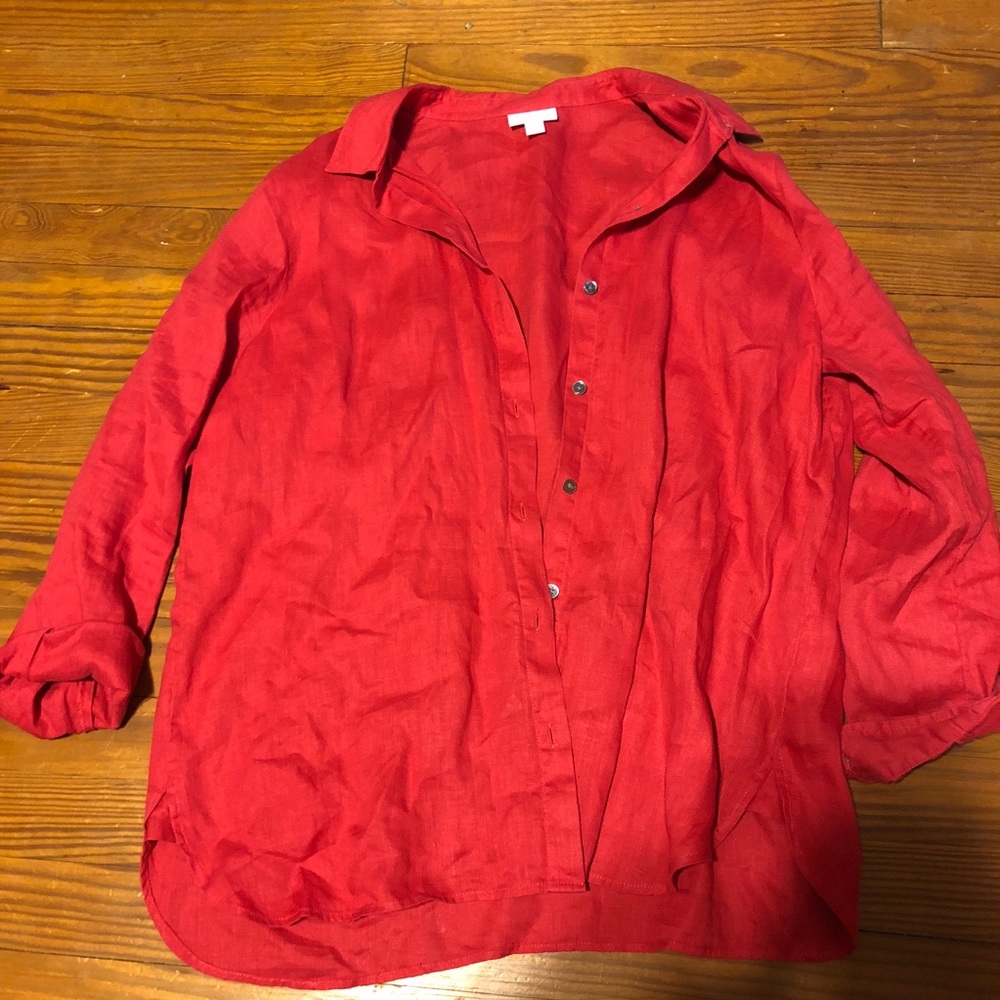 J.Jill Linen button down